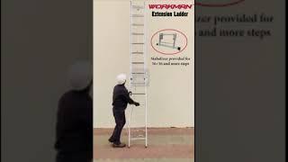 Workman Extension Aluminium Ladder