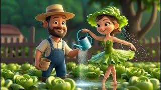 The Enchanted Lettuce Ballerina – A Stunning Dance of Nature / AI-animated story