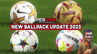 PES 2018 | NEW BALLPACK UPDATE 2023