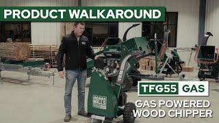 Woodland Mills TFG55 GAS Wood Chipper Product Walkaround