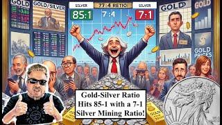 SILVER ALERT! The Gold-Silver Ratio is Broken at 85-1! Will RESET to 7-1 or BETTER! (Bix Weir)