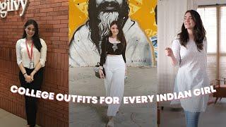 COLLEGE OUTFIT ESSENTIALS For Every Girl | Outfits For Colleges With Dress Codes | Sana Grover
