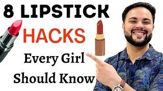 8 Lipstick Hacks Every Girl Should Know ||Beauty Hacks