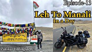 Leh to Manali in a Day