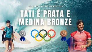 Tati é prata e Medina bronze nos Jogos Olímpicos de Paris 2024 #Olimpiadas #Paris2024 #Medina