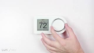 Lux | GEO Smart Thermostat - How to use the Wheel