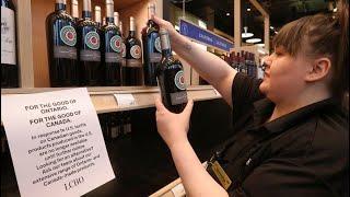 BYE BYE BOURBON: LCBO removes American booze wine & beer from shelves