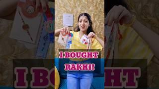 I BOUGHT RAKHI FOR MY BROTHER! // Rakshabandhan Shopping #shorts #youtubeshorts