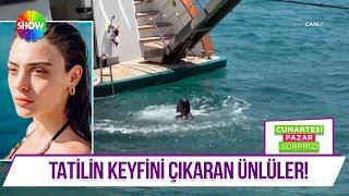 Ünlülerin aşk ve eğlence dolu Bodrum tatili!