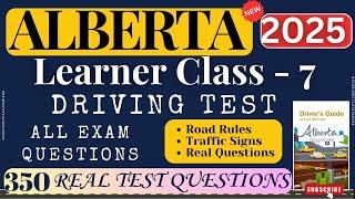Alberta Learner Class 7 Test - 2025 | Alberta Learners Practice Test -2025 | class 7 license Alberta