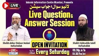 Every Saturday| live Question & Answer Session 7