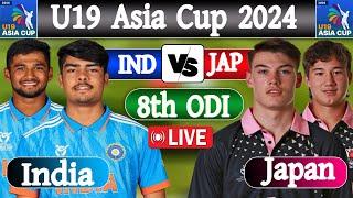 India U19 vs Japan U19 live Score | Live cricket match today | ACC U19 Asia Cup 2024 | IND vs JAP