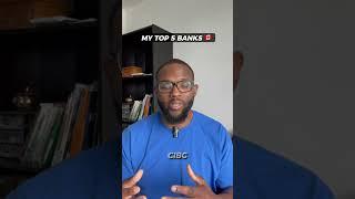 My top 5 banks in Canada #like #comment #subscribe #credit #canada