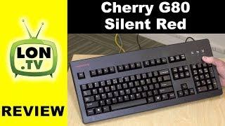 Cherry M80 Keyboard with Silent MX Red Switches Review vs. MX Red- G80-3494LWCEU-2