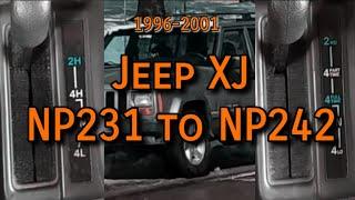 Jeep Cherokee - All Wheel Drive Swap, 4x4 to AWD [NP231 to NP242] ['96-'01 XJ] Transfer Case Upgrade
