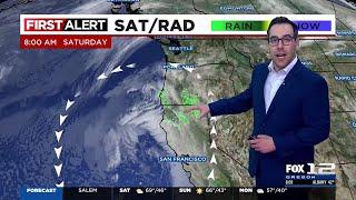First Alert Saturday morning FOX 12 weather forecast (4/13)