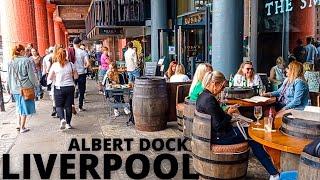 A walk through LIVERPOOL - City Centre - Full  Albert Dock Tour + Waterfront