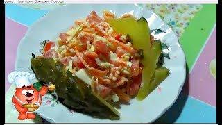 Салат из корейской моркови, сыра, яйца-простой рецепт