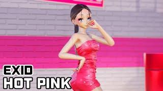 【MMD】 ⸢EXID⸥ 【⭒Hot Pink⭒】 ⸢Self OC Yuki⸥