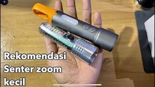 Perbandingan Senter zoom 520a dan silver tanpa merk