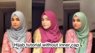 Hijab tutorial without inner cap | hijab tutorial | hijab style without inner cap | hijab |#youtube