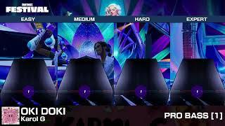 [FNFestival] OKI DOKI - Pro Bass (Chart Preview, All Difficulties)