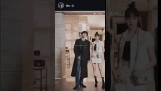 Taehyung and Lisa featuring on each other's Instagram  #shorts_