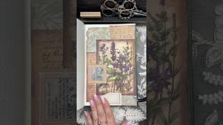 I’ve been drawn to more of my vintage papers lately  ASMR  Scrapbook Journal With Me #shorts