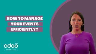 How to manage your events efficiently?