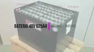 Bateria carretilla 48V 625Ah | bateriasyamperios.com