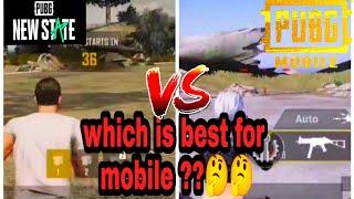 Pubg Mobile VS Pubg New State/ Comparison / Who Is The Best For Mobile?