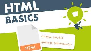 HTML GRUNDLAGEN einfach erklärt (Webdesign Teil 1)