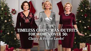 Timeless Christmas Outfit For Woman Over 50 | Ageless Fashion