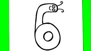 Sevimli Sayılar!!! Altı Nasıl Yazılır!!!  How to write Six!!!