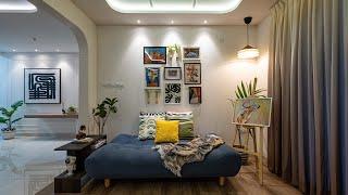 3BHK Home Interiors | Aparna Sarovar Zenith, Hyderabad | Designed by -  iii Studio