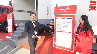 2024 Bauma Shanghai Recap: SUNHUNK Side Curtain Semi-Trailer Shines at the Show! 