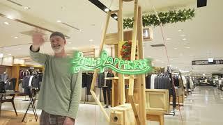 【Robert Plattさん】博多阪急 アーティストオリジナルクリスマスツリー