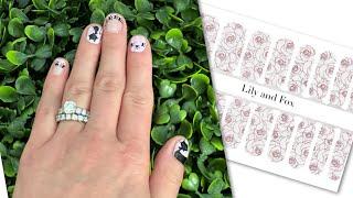 Lily and Fox Nail Wraps Demo and Review
