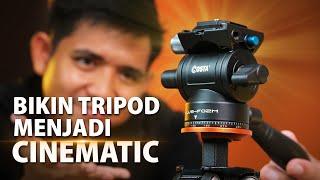 Fluid Head Murah Bikin Tripod Apapun Bisa Sinematik | Costa Alus F02M