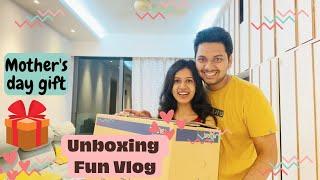 Funny Unboxing Tamil vlog Mother's day gift to Sanghavi Emotional *Gift from my first salary*