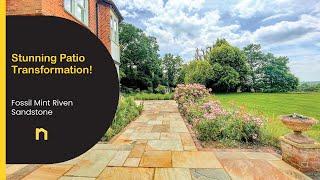 Transform Spaces with Stunning Fossil Mint Sandstone Paving!