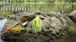 Top 5 Baits for River Bass Fishing - How to Catch Big Bass in a River. Current, Muddy, Clear Rivers.