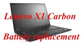 Lenovo x1 carbon battery replacement guide
