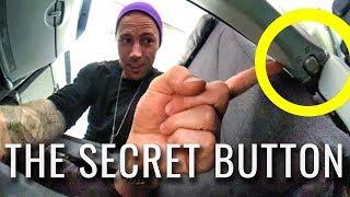 Travel Hacks SECRET LEGROOM BUTTON | Airport & Airplane Tips 2018