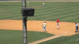 Oak Hills' Jeff Dodds drives in the tying run in the 8th inning