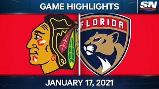 NHL Game Highlights | Blackhawks vs. Panthers - Jan. 17, 2021