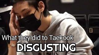 What they did to Taekook is Disgusting