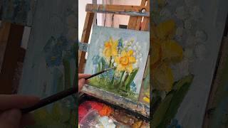 Buy your spring on natalymak.etsy.com #oilpainting #painting #flowers #spring