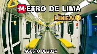 Así luce la Línea 2 del Metro de Lima tras ocho meses en marcha blanca