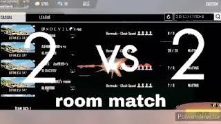 Best offline enemy 2 vs 2 room match guys by diamond syed